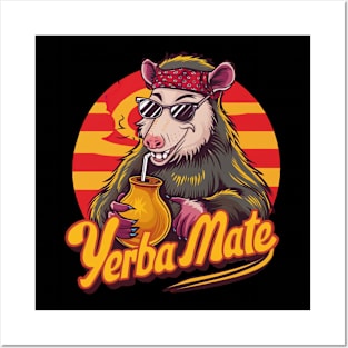 Yerba Mate, Opossum Posters and Art